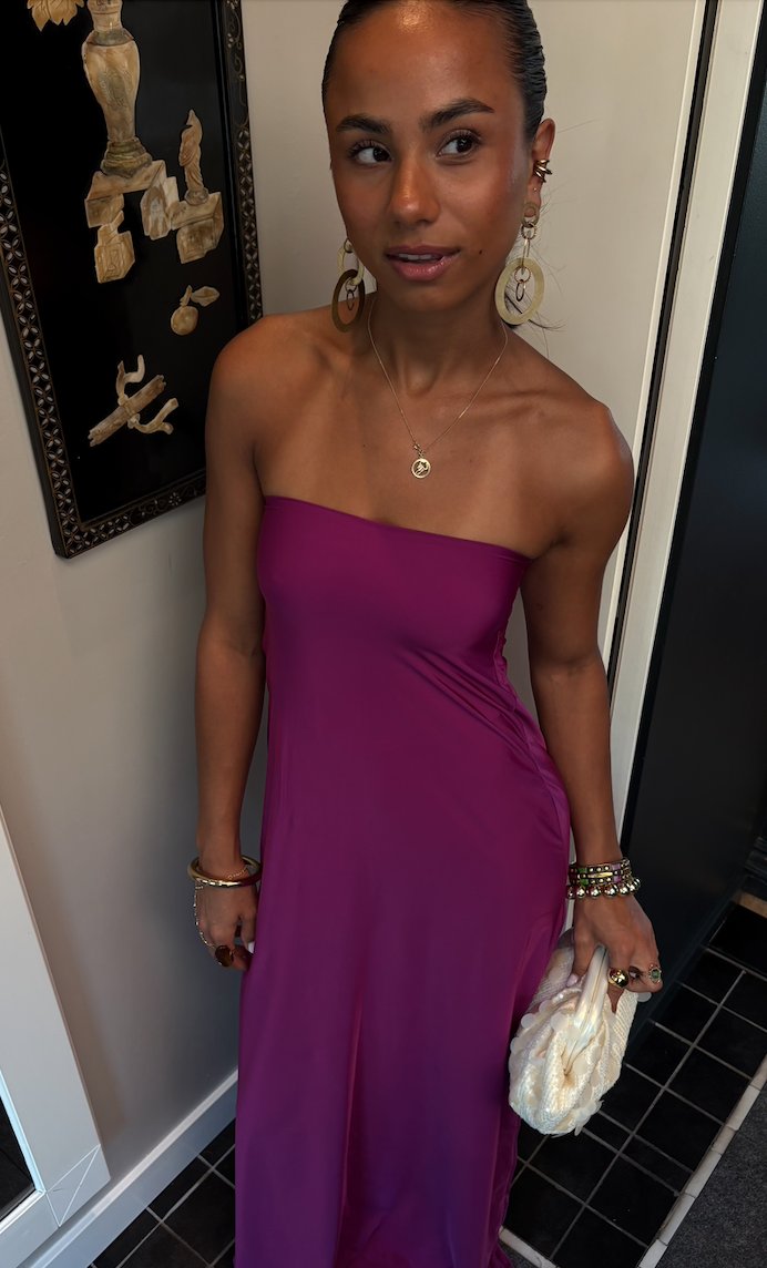The Grace Dress in orchid purple
